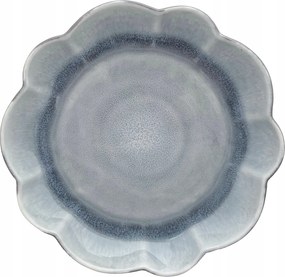 Desszert Tányér Szürke-kék 20CM Kerámia Kerek Darabos