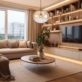 Csillár zsinóron CAMPANIA 1xE27/60W/230V arany