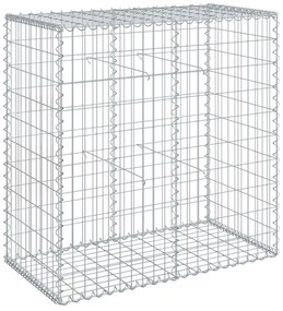 horganyzott vas gabion kosár fedéllel 100 x 50 x 100 cm