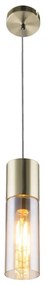 GLOBO 21000HM - Csillár zsinóron ANNIKA 1xE27/25W/230V átm. 10,5 cm réz