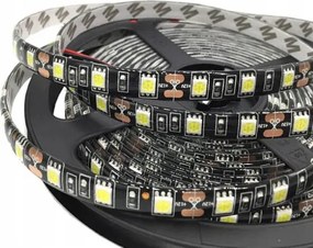 Professzionális Led szalag 7,2W/m, 24V, 30LED 5050,RGB-BLACKPCB, IP33