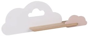 LED gyerekszoba fali lámpa polccal CLOUD LED/5W/230V fehér/rózsaszín