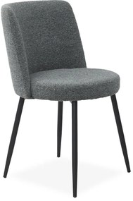 Bray design szék, szürke bouclé
