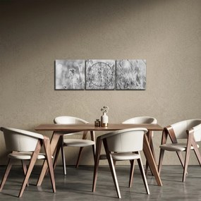 Kép - Hideg tél (órával) (90x30 cm)