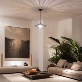 Brilagi - LED függőlámpa kábellel CERIA WIRE 1xE27/40W/230V Ø 38 cm fekete