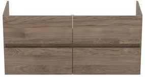 Natúr színű fali mosdó alatti szekrény diófa dekorral 120x55 cm Eurovit+ – Ideal Standard
