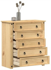 Corona tömör fenyőfa komód 80x40x89 cm