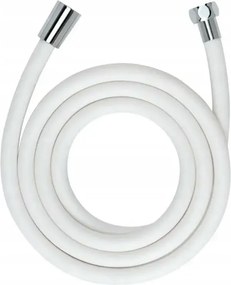 Zuhanytömlő fehér gumis 1,6 m G1/2" univerzális