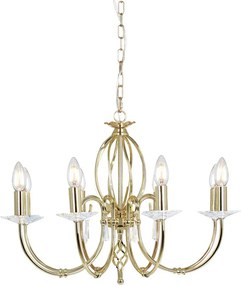 Elstead Lighting AEGEAN AG8-POL-BRASS Csillár 8x60W/E14