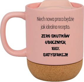 Rózsaszín Bögre Parafa Vicces Ajándék Új Munka