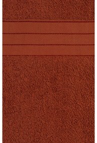 Téglavörös frottír pamut törölköző szett 4 db-os 50x100 cm – Good Morning