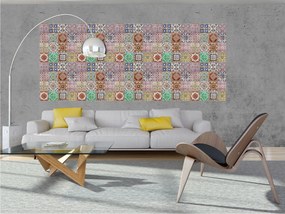 Fotótapéta Dekorációs Csempe Mozaik Dísz Geometria 250x104 +ragasztó