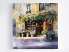 Vászonkép Canvas Borozó Bolt Levendula Francia Stílus 40x40