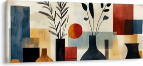 Kép - Kubista vázák (120x50 cm)