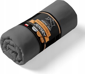 Lepedő 160x200 Vastag Lengyel Kötött Jersey sűrű szövésű 140g/m2 Graf