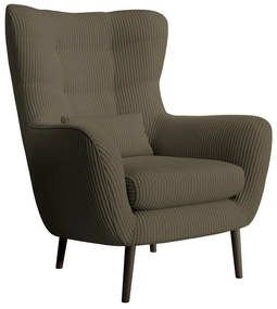 Fotel lábtartóval Veneza VZ2  (oliva + fekete). 1099400