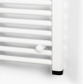 Íves törölközőszárító radiátor 1000x600 mm fehér