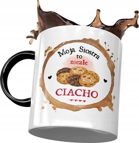 Fekete Bögre Nővérnek Születésnapi Ajándék Nyomtatott Fotóval