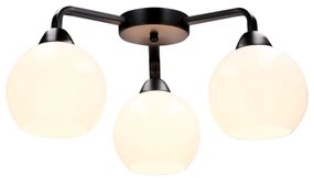 Felületre szerelhető csillár CALDERA 3xE27/60W/230V fekete