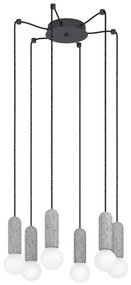 Eglo 39833 - Csillár zsinóron GIACONECCHIA 6xE27/40W/230V pók
