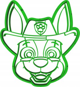 Sütemény lyukasztó bélyegzővel Nagy mese Mancs Őrjárat Tracker 10cm