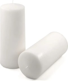 Gyertya készlet 25 cm Ø 10 cm 2 db fehér