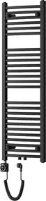Mexen Ares 1200 x 400 mm-es elektromos radiátor, 400 W, fekete - W102-1200-400-6400-70