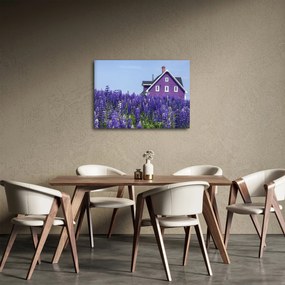 Levandula mező képe (70x50 cm)