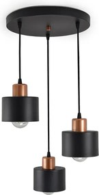 Plafon Lámpa Csillár 382-D3 Réz Edison Loft