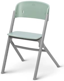 KINDERKRAFT SELECT-Gyermek étkezőszék LIVY Premium Olive zöld + nyugágy CALMEE