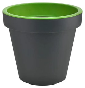 Metro Twist szürke-zöld kaspó, ø 29,5 cm - Gardenico