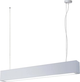 Fehér LED-es zint. lámpa, hosszúkás elegáns függeszték konyhába és hálószobába,