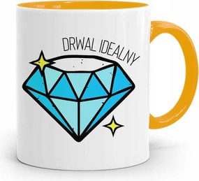 Favágó Bögre Sárga Születésnapi Ajándék fényképes nyomtatással