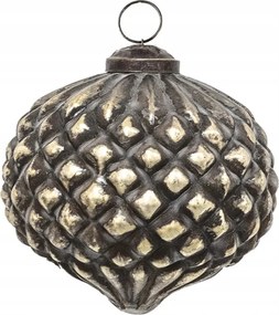 Karácsonyi gömb réz, barna 9*9 cm 9x9 cm