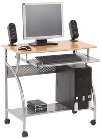 HAL-B6 számítógépasztal (görgős, fémvázas)