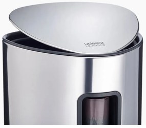 Ezüstszínű műanyag pedálos szemetes 5 l Luxe – Joseph Joseph