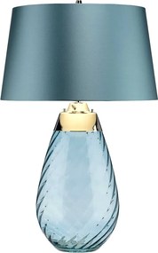 Elstead glamour modern asztali lámpa lena kacsa tojás kék elslena-tl-l-blue
