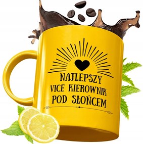 Prémium Arany Bögre Vice Menedzser Ajándék Nyomtatott Fotóval