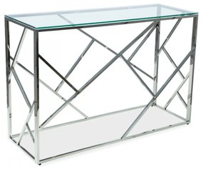 Escada C Konzolasztal 120 cm Üveg Króm