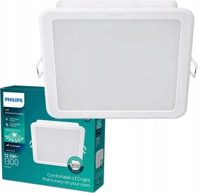 Led panel Süllyesztett Led lámpatest 12.5W 960lm 6500K Fehér Philips