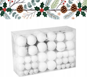 Törhetetlen karĂĄcsonyfadĂsz 6/4/2,5 cm 100 db-os szett