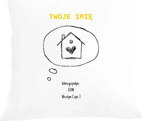 Párna párnahuzat Ajándék Jó Háziasszony Név