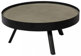 Dohányzóasztal beton asztallappal 74 x 32 cm