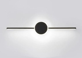 LED FÜRDŐLÁMPA TÜKÖR fölött Rea 80CM APP850-1W ROUND BLACK