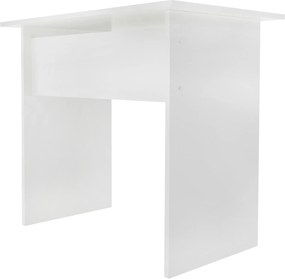 PC asztal, fehér, VERNER NEW