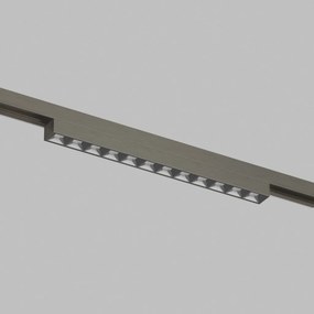 DK/EU-5771-DN Shine Track light, GRILL 3000 series, L231*W19*H27, LED, 48V DC, 10W, RA≥90, 3000K, IP20, dark nickel color, aluminum — DK/EU-5771-DN