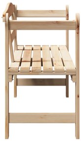 Kültéri Pad 119x76x44 cm Tömör Fenyő