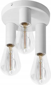 Rio Sp 3, fali-mennyezeti lámpatest, E27 max. 3x60W, IP20, fehér, kerek