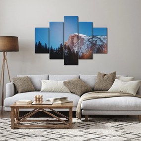Kép - Éjszakai hegycsúcs (150x105 cm)