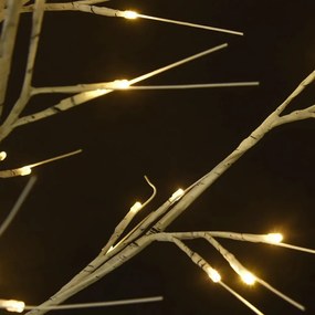 200 LED-es bel-/kültéri meleg fehér fűzfa karácsonyfa 2,2 m
